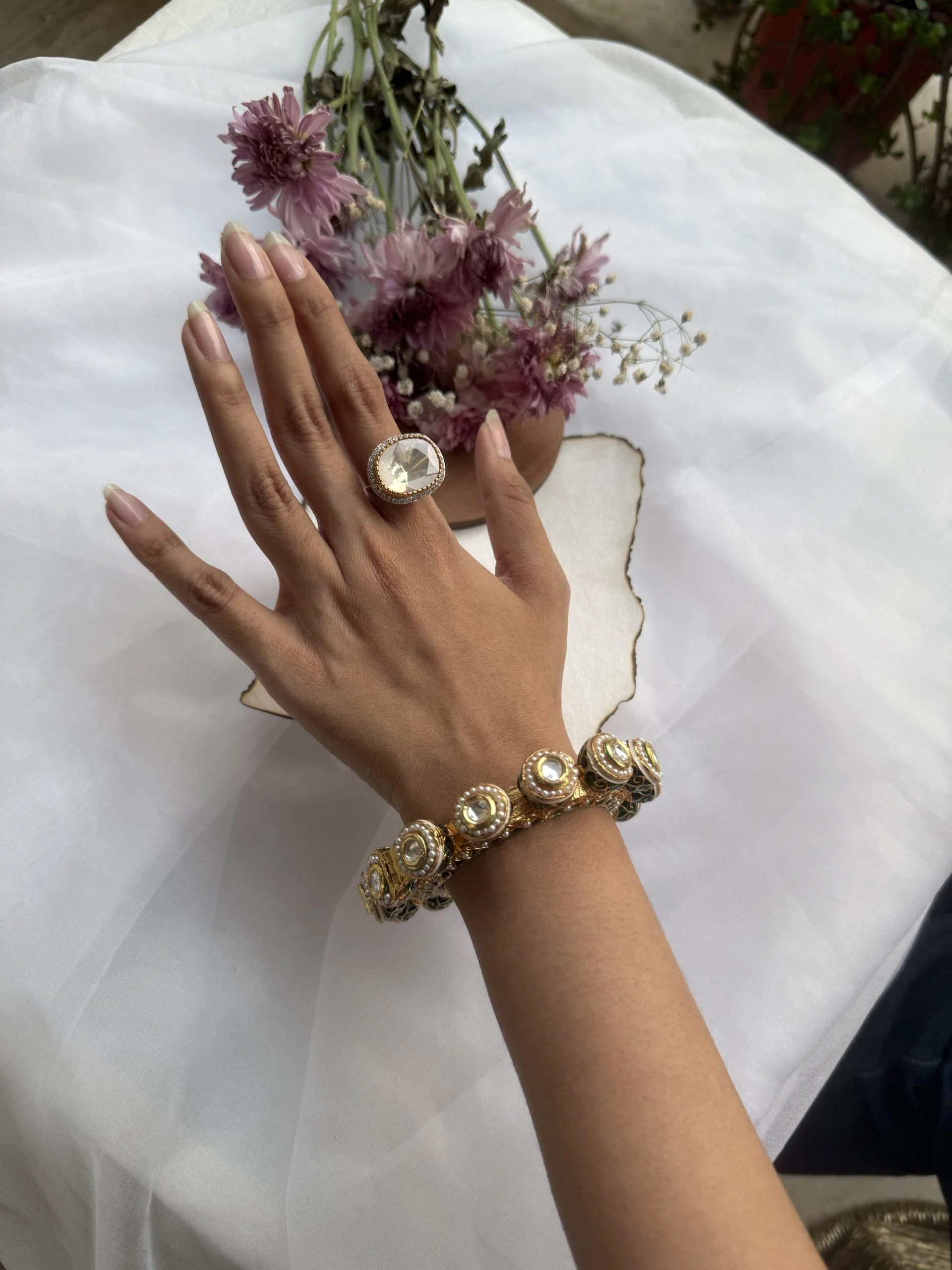 Aashiqa Polki Bangle - Image 2