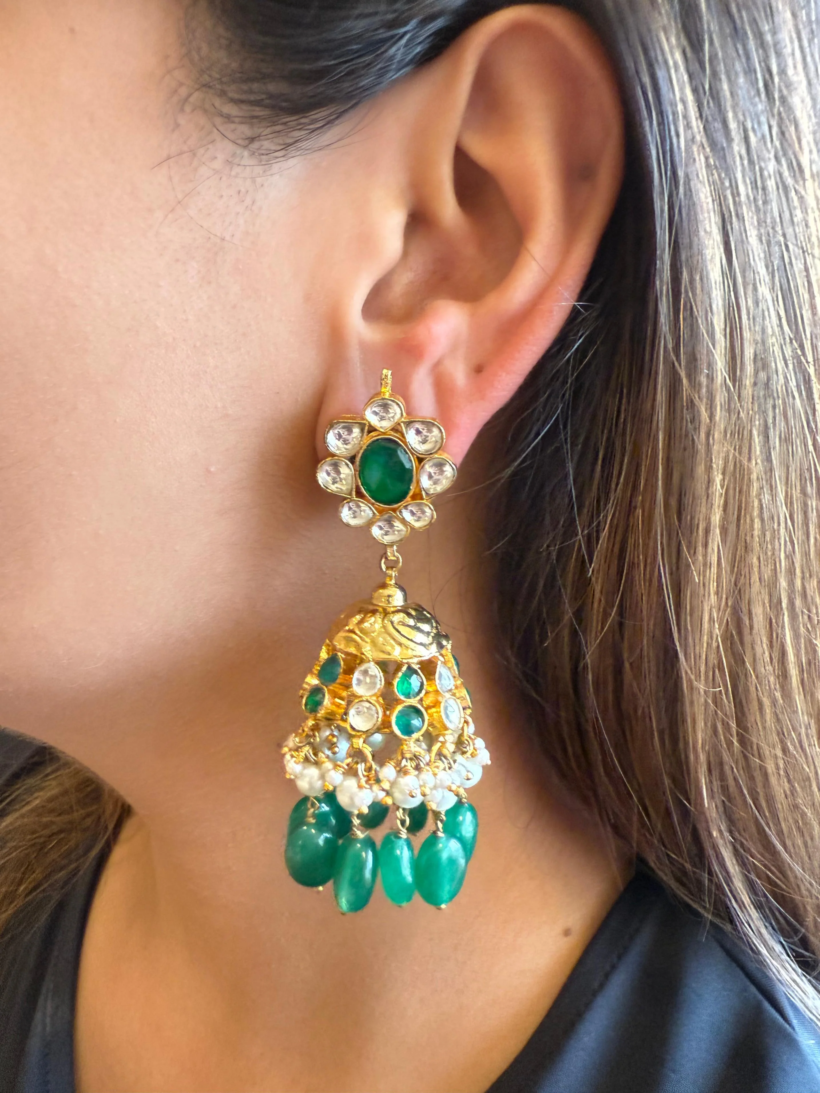 Ayushi Polki Jhumka
