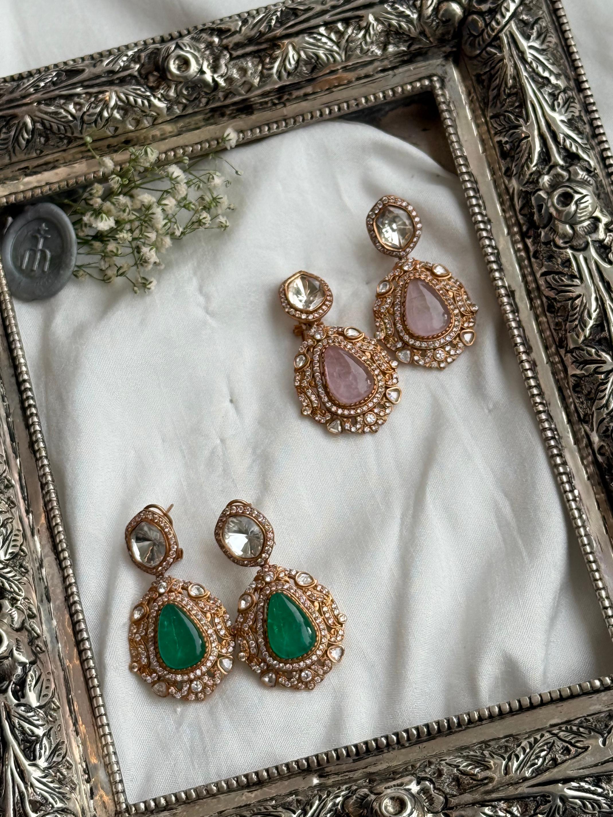 BRINDA POLKI EARRING - Image 3