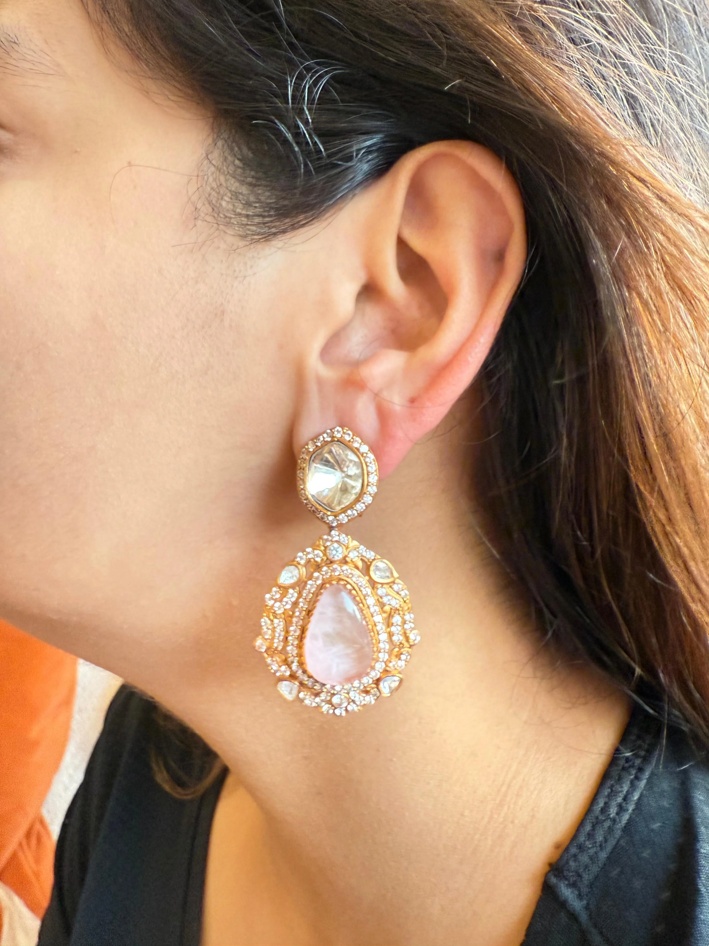 BRINDA POLKI EARRING - Image 5