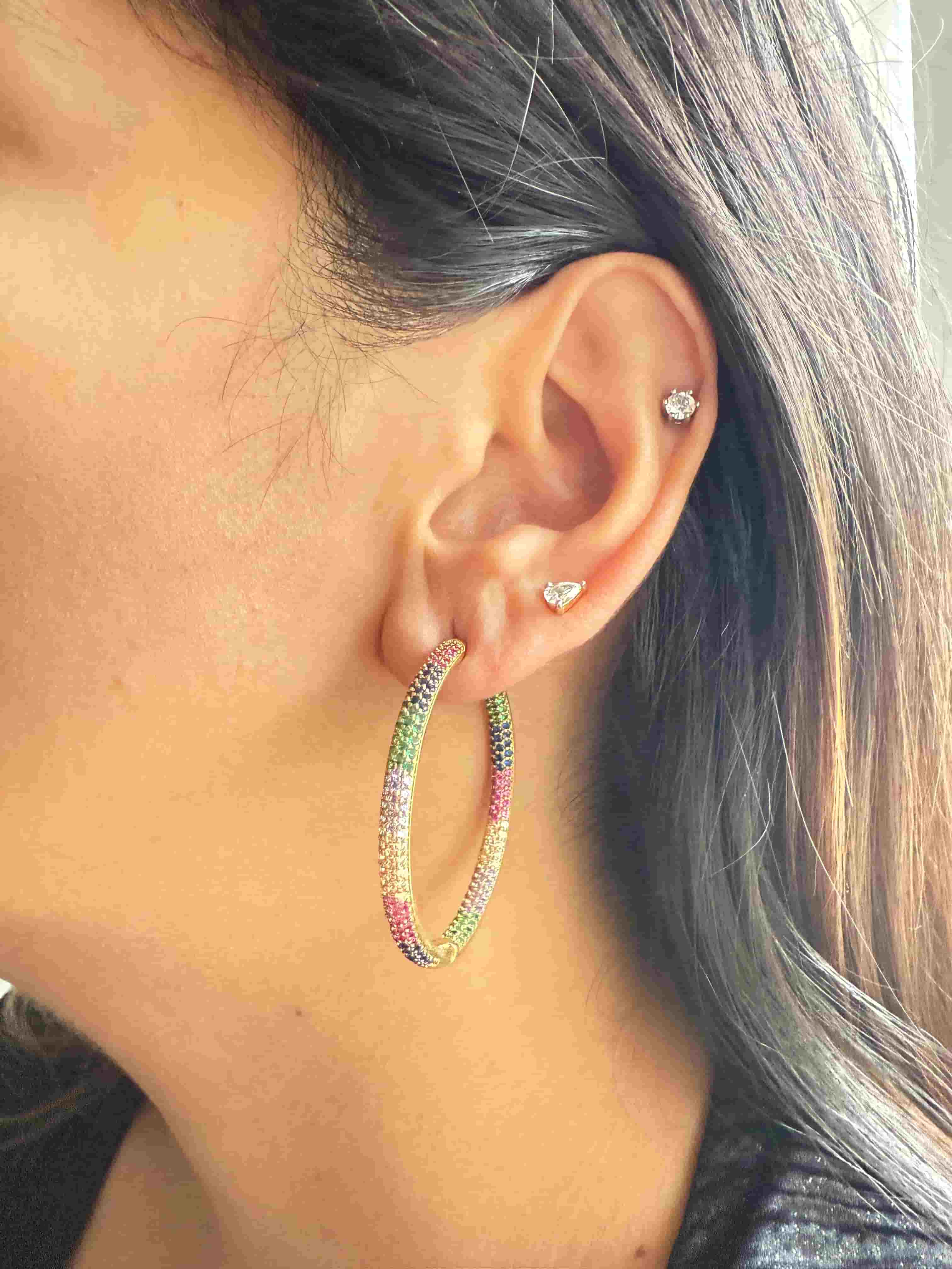 COLOURED HOOPS - Image 2