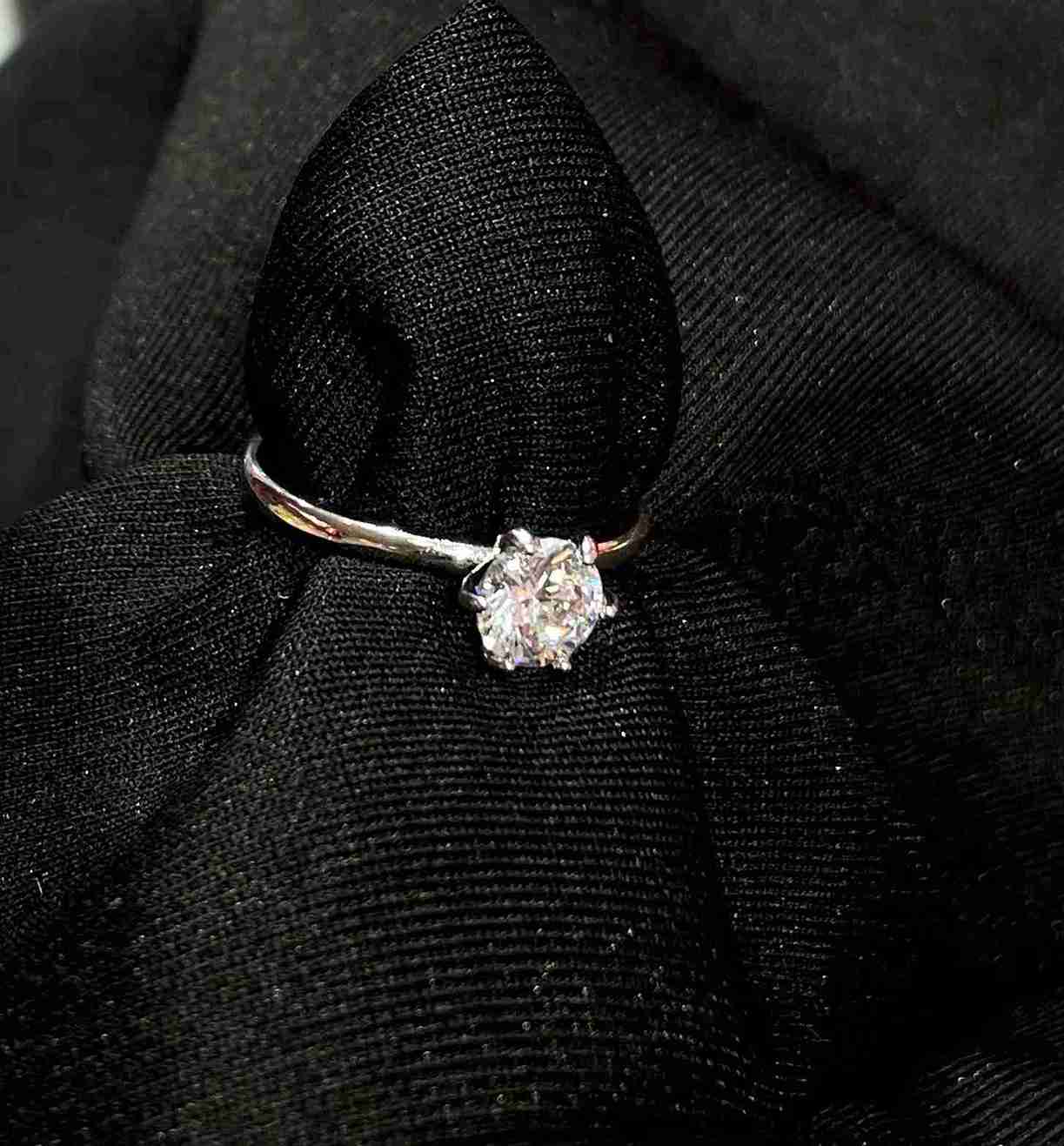 DALLAS SOLITAIRE SILVER RING