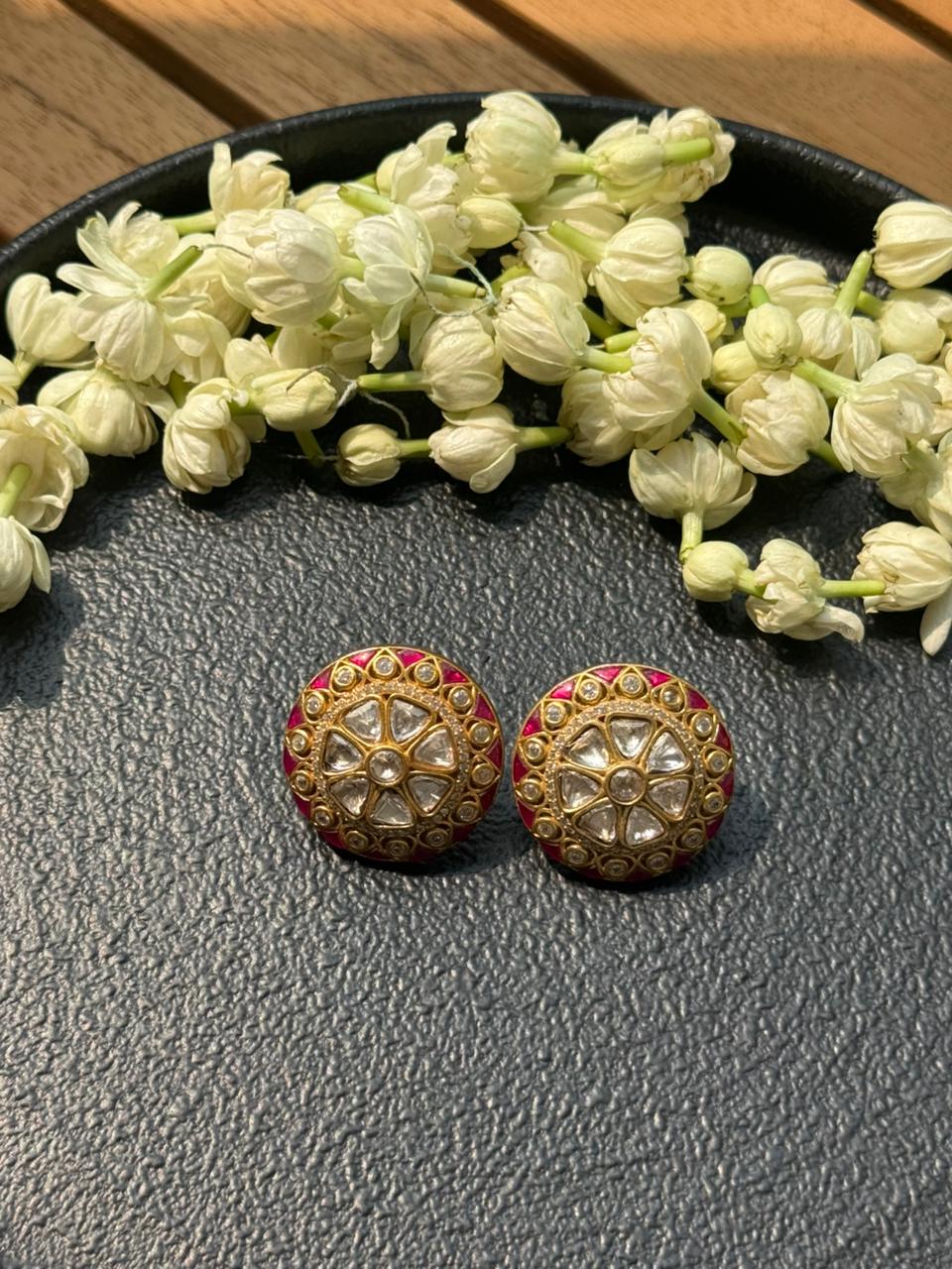 damini polki stud - Image 2