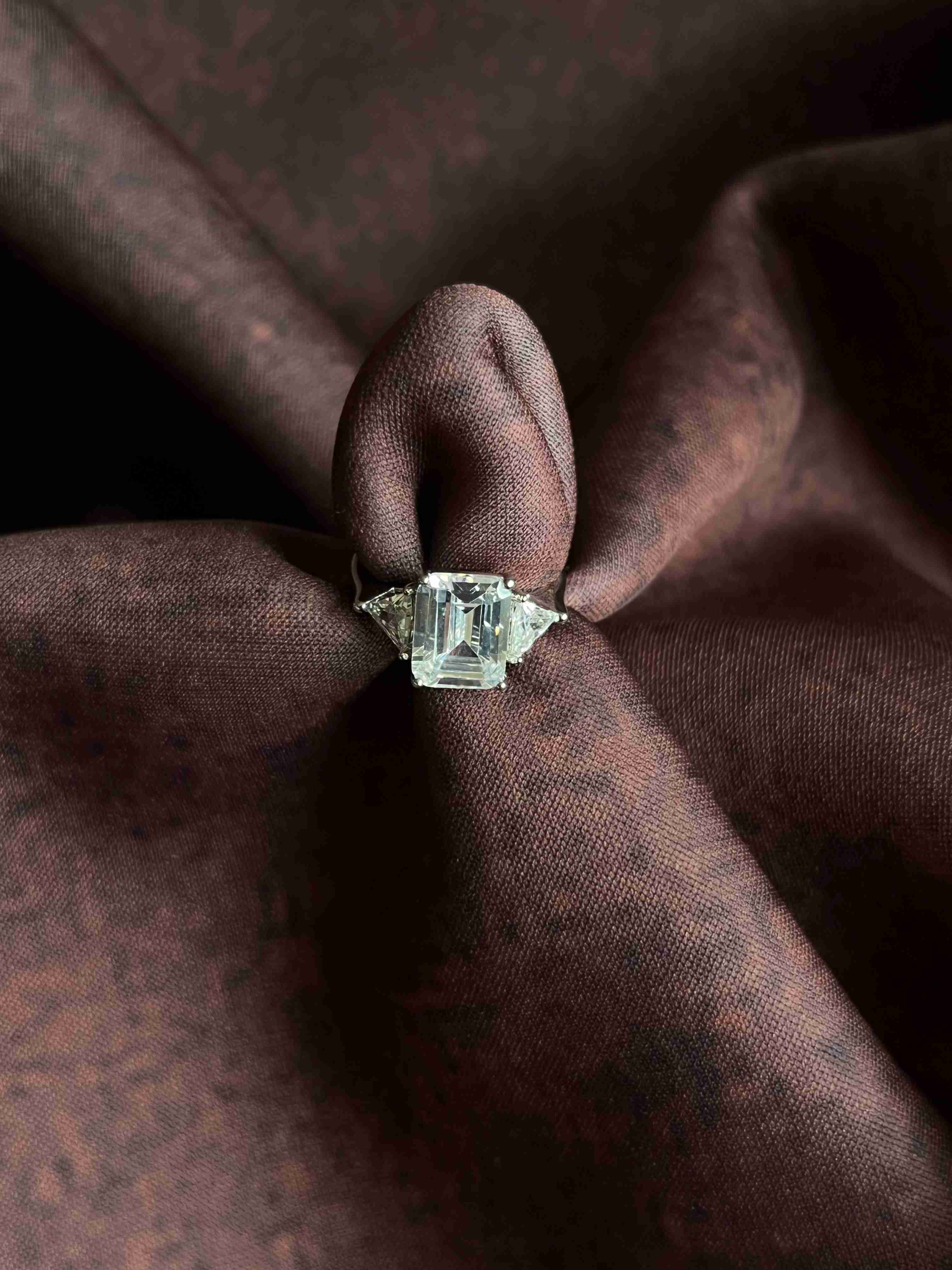 EMILY SQUARE SOLITIRE RING