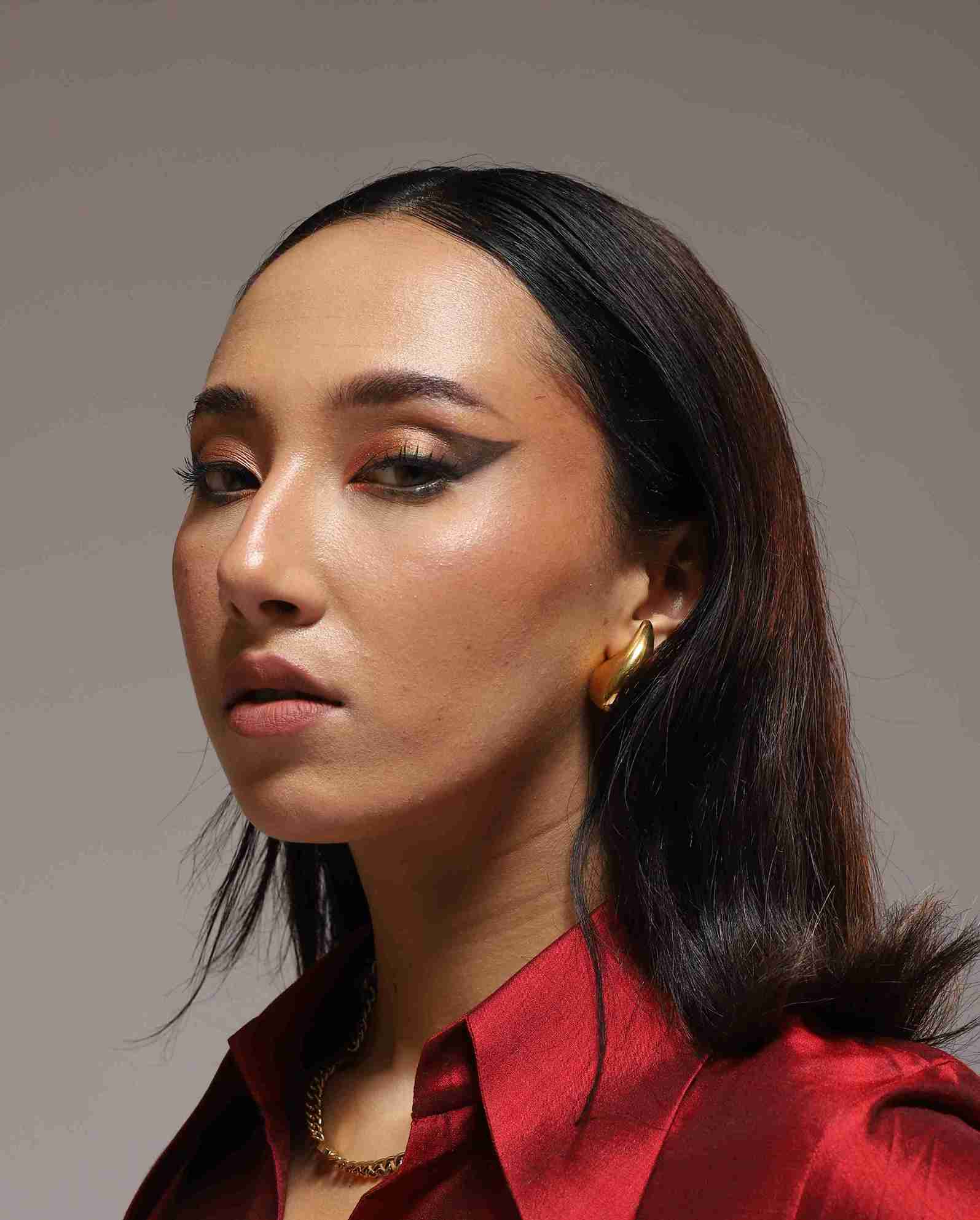 GOLD DROP STUD - Image 3