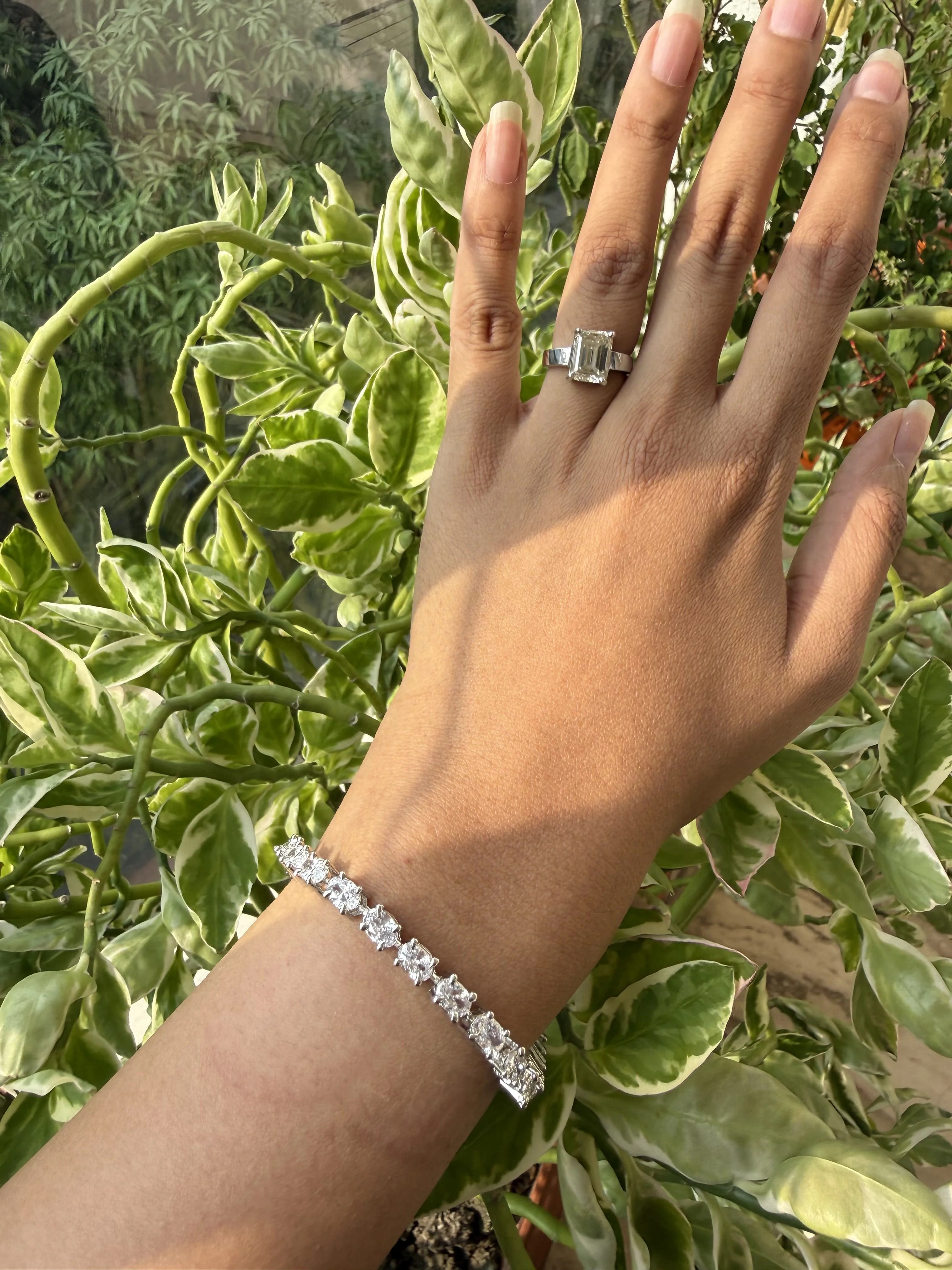 Oval Diamond Tennis Bracelet - Image 3