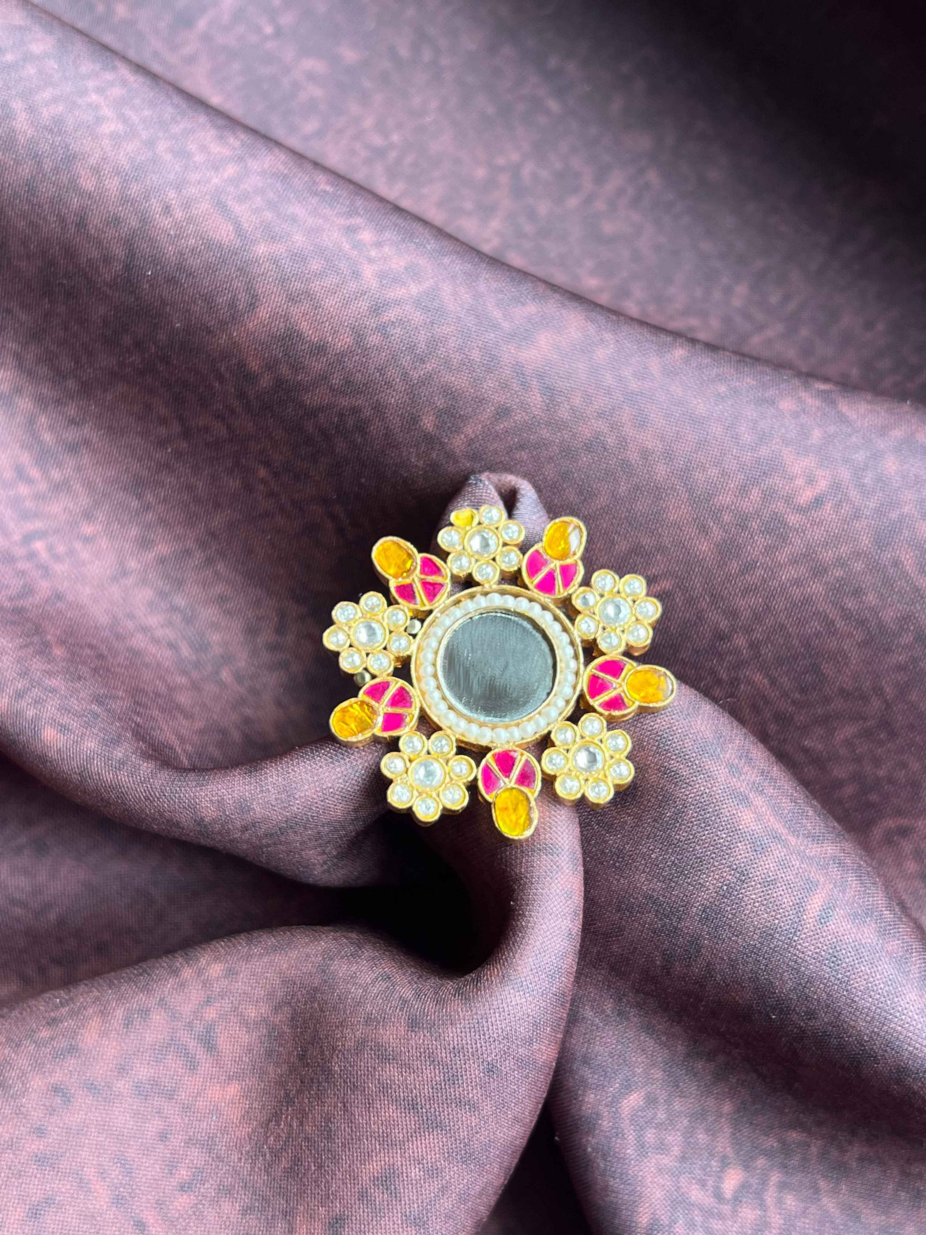 HENNA MIRROR RING