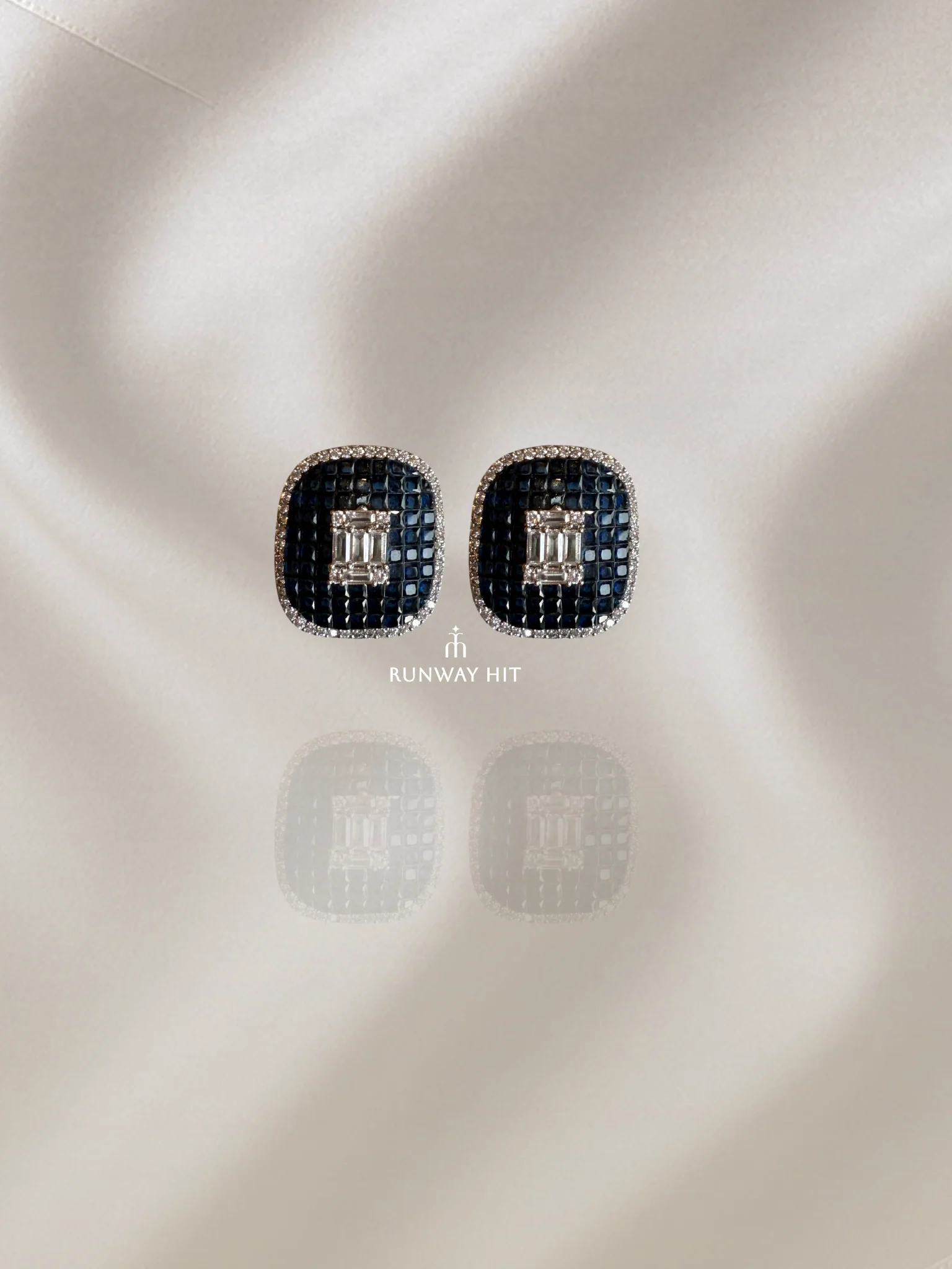Amira Gemstone Earring (Blue)