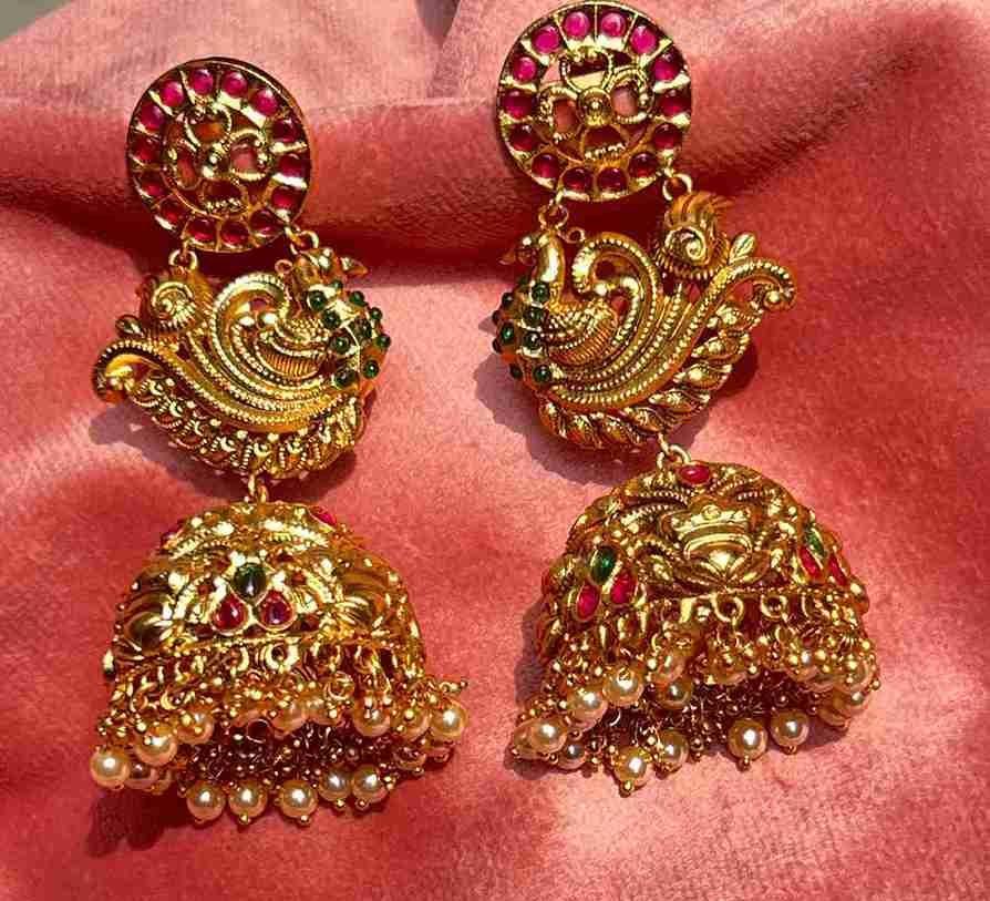 JINDAL TEMPLE JHUMKA - Image 2