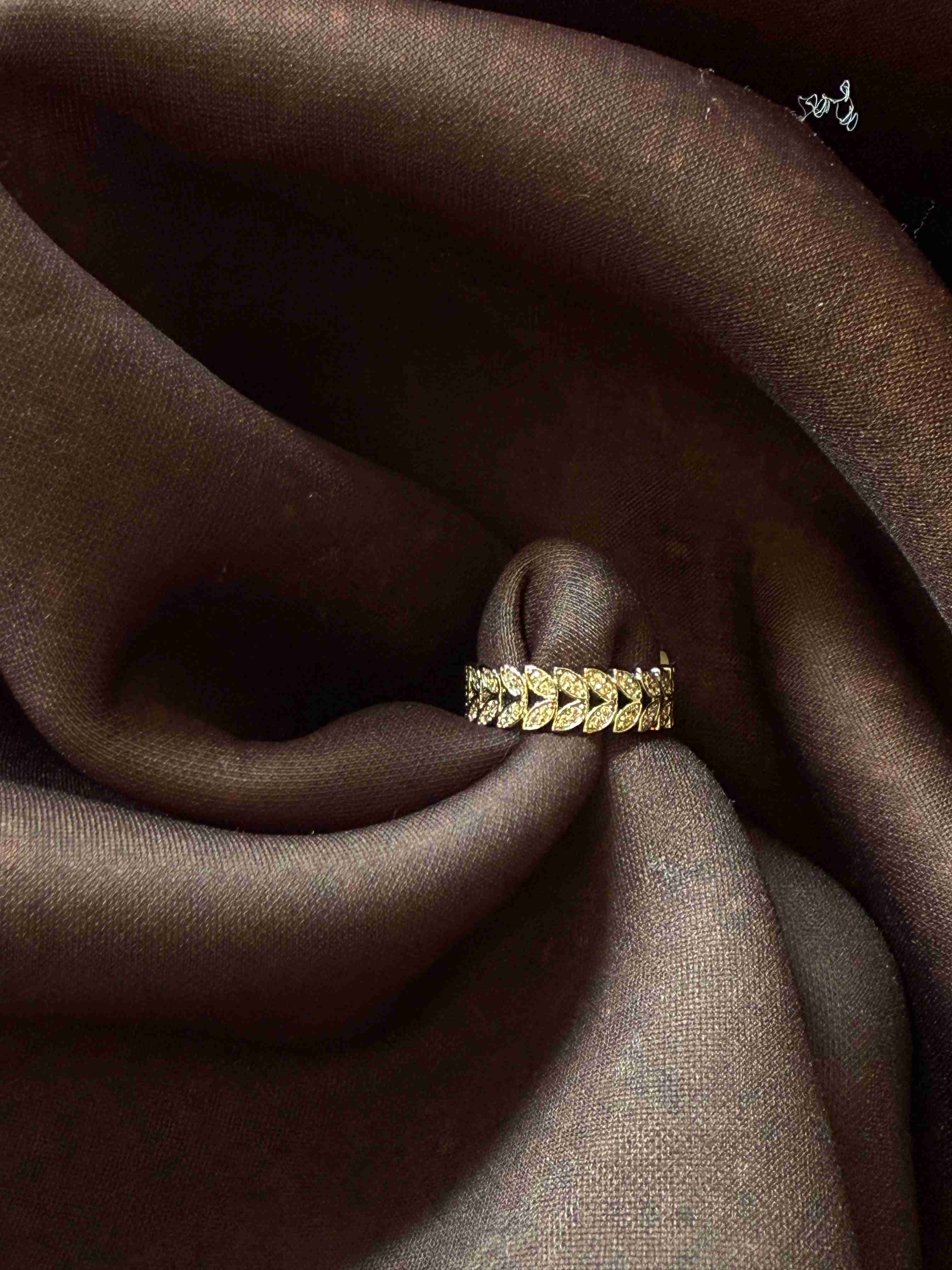 LEAF BAND RING