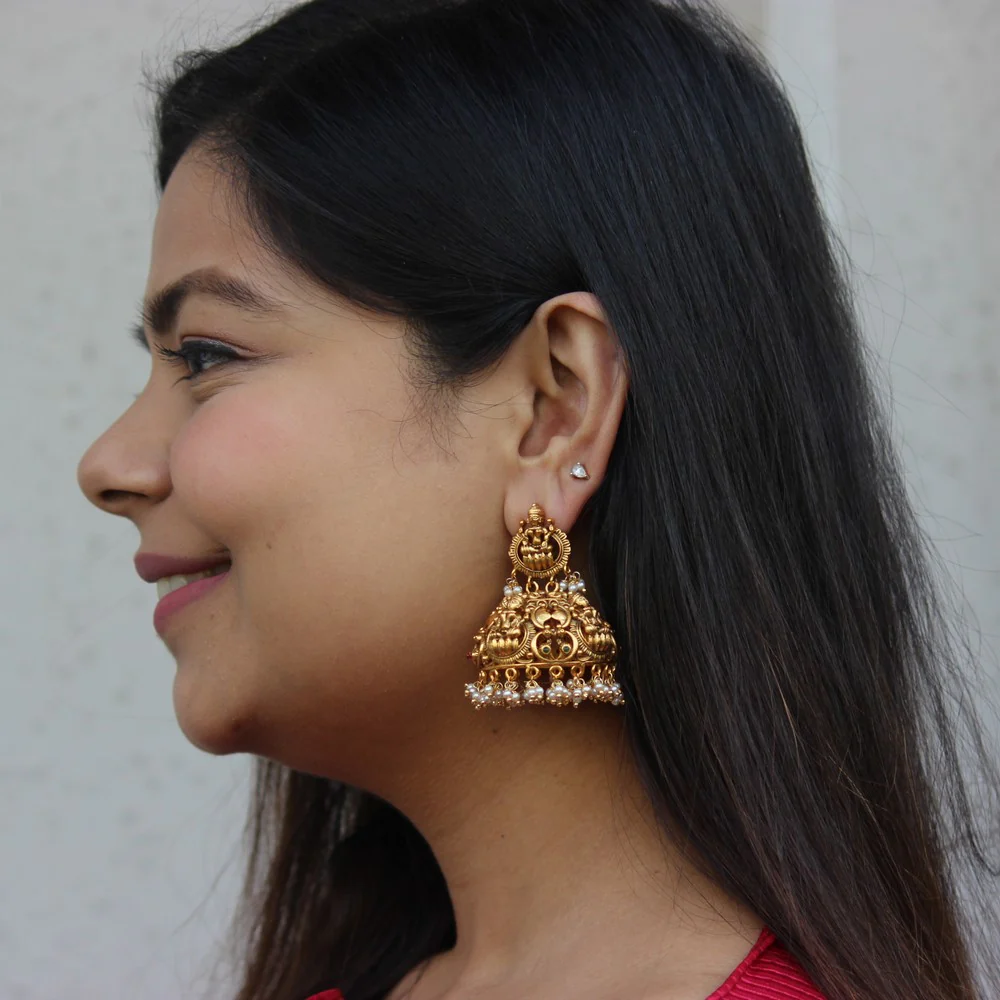 Muskan Gold Jhumka