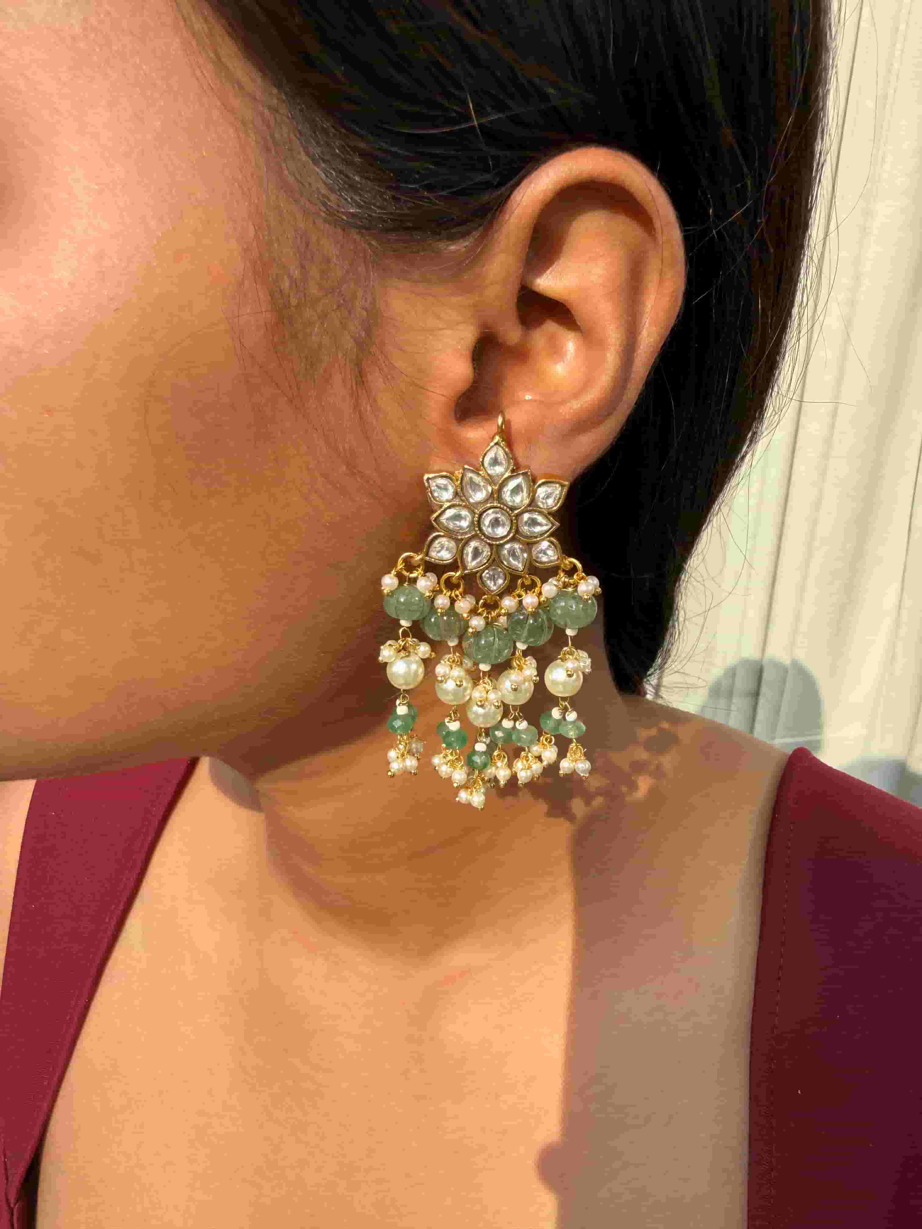 NATASHA FLOWER STUD - Image 2