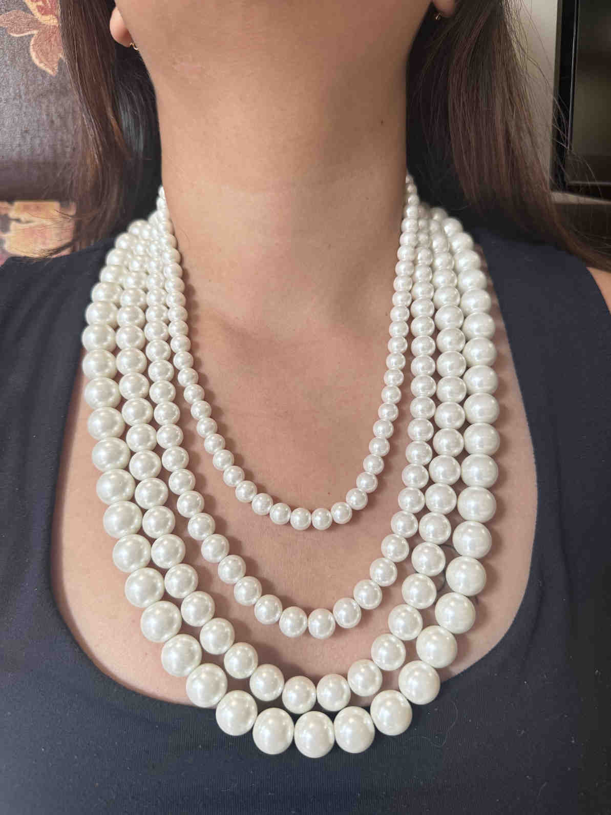 PEARL FOUR LAYER MALA - Image 2
