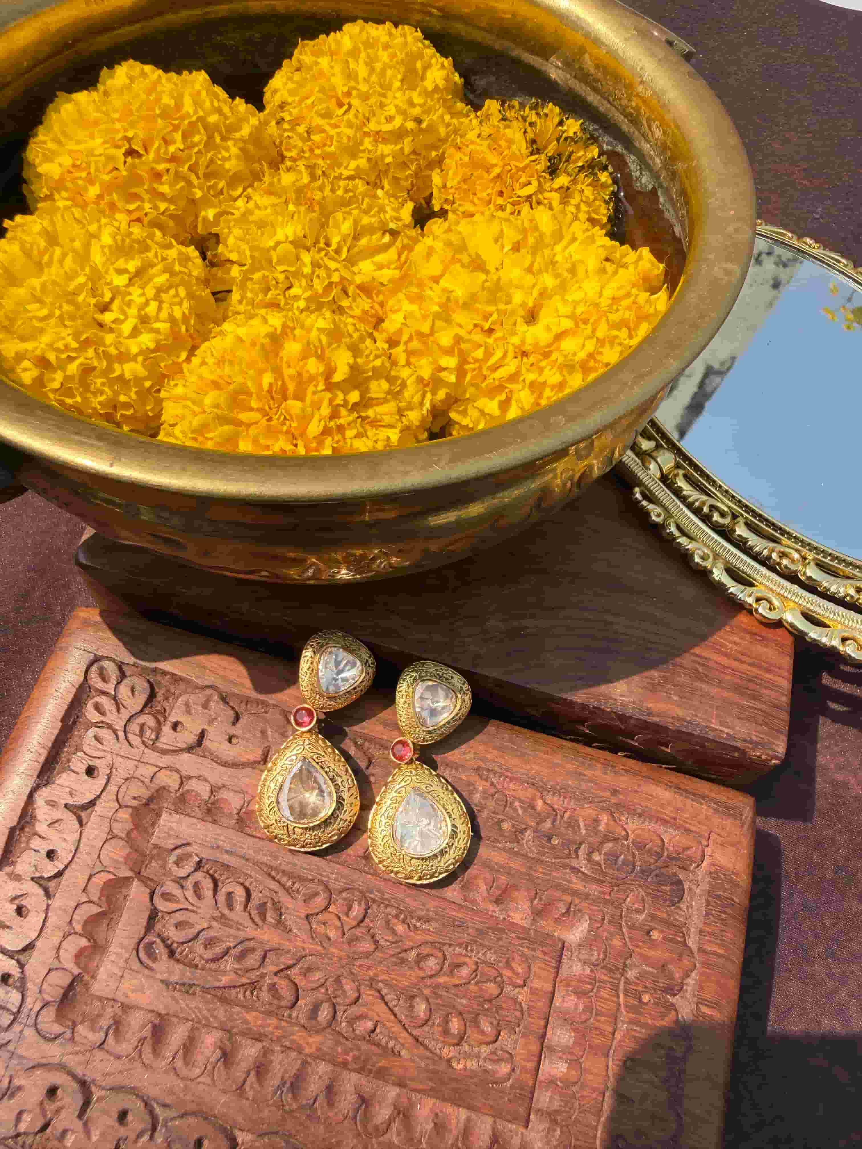 POLKI EARRING