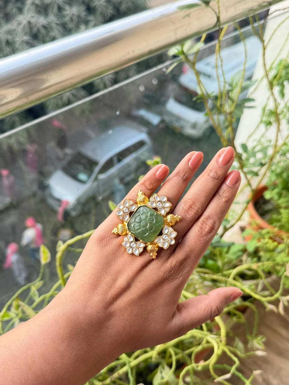 RAMYA POLKI RING - Image 2