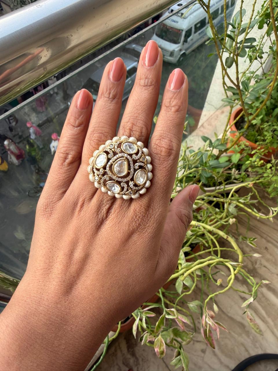 RAMYA POLKI RING - Image 3