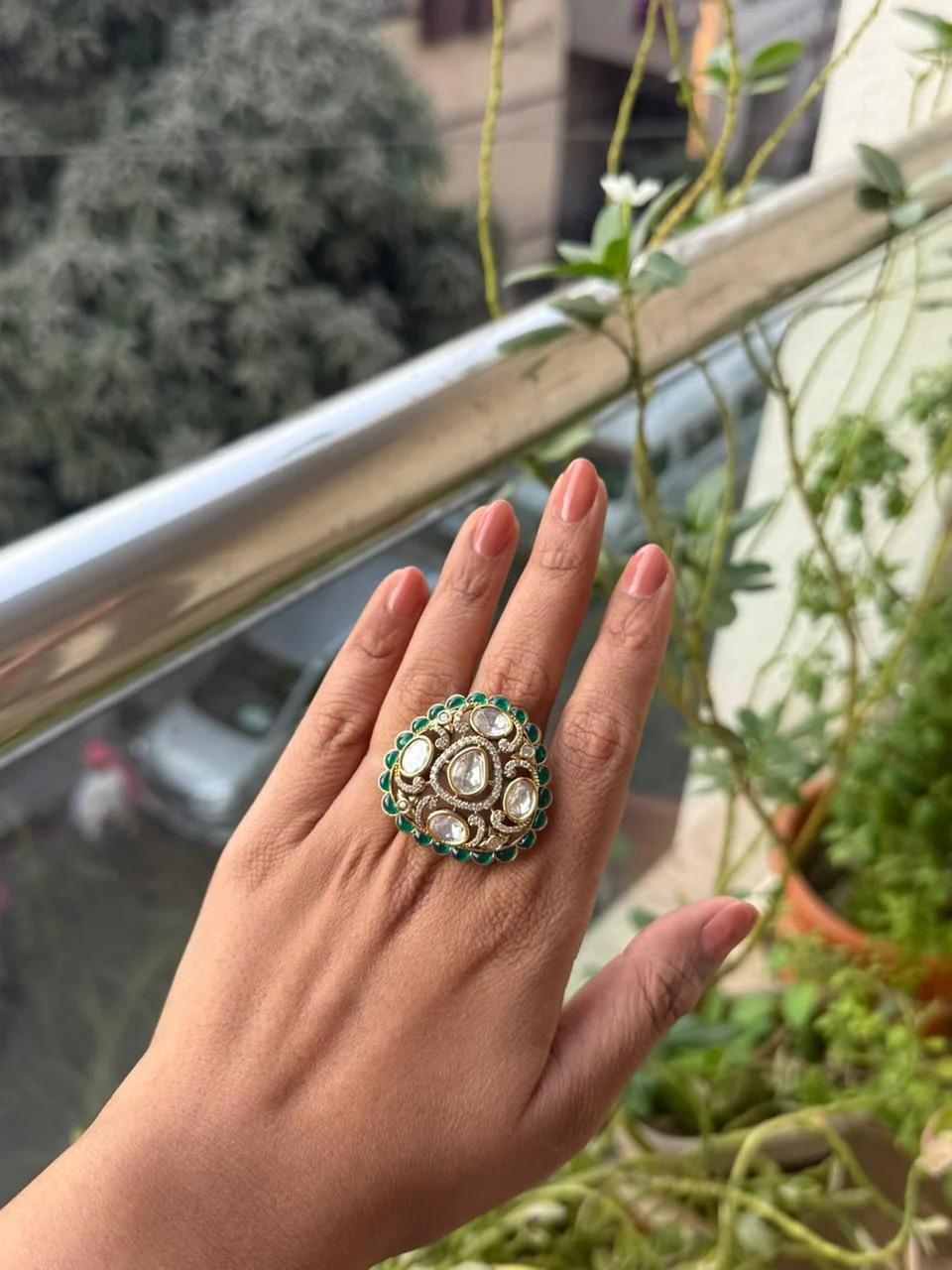 RAMYA POLKI RING - Image 4