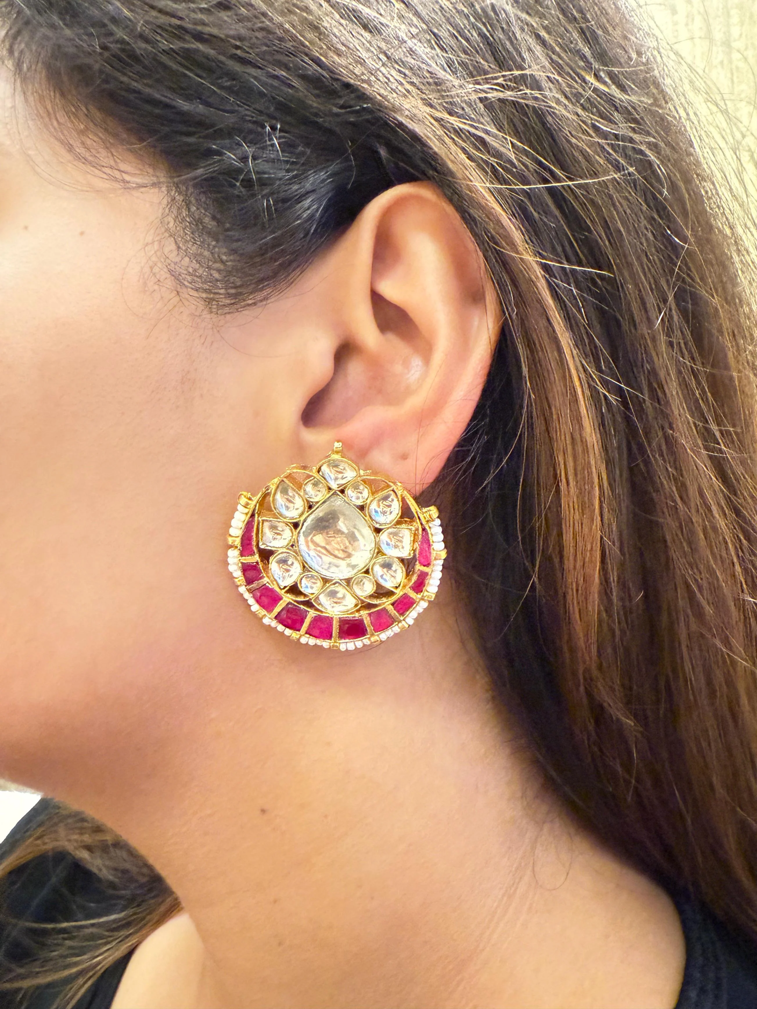 RAZIA KUNDAN STUDS - Image 3