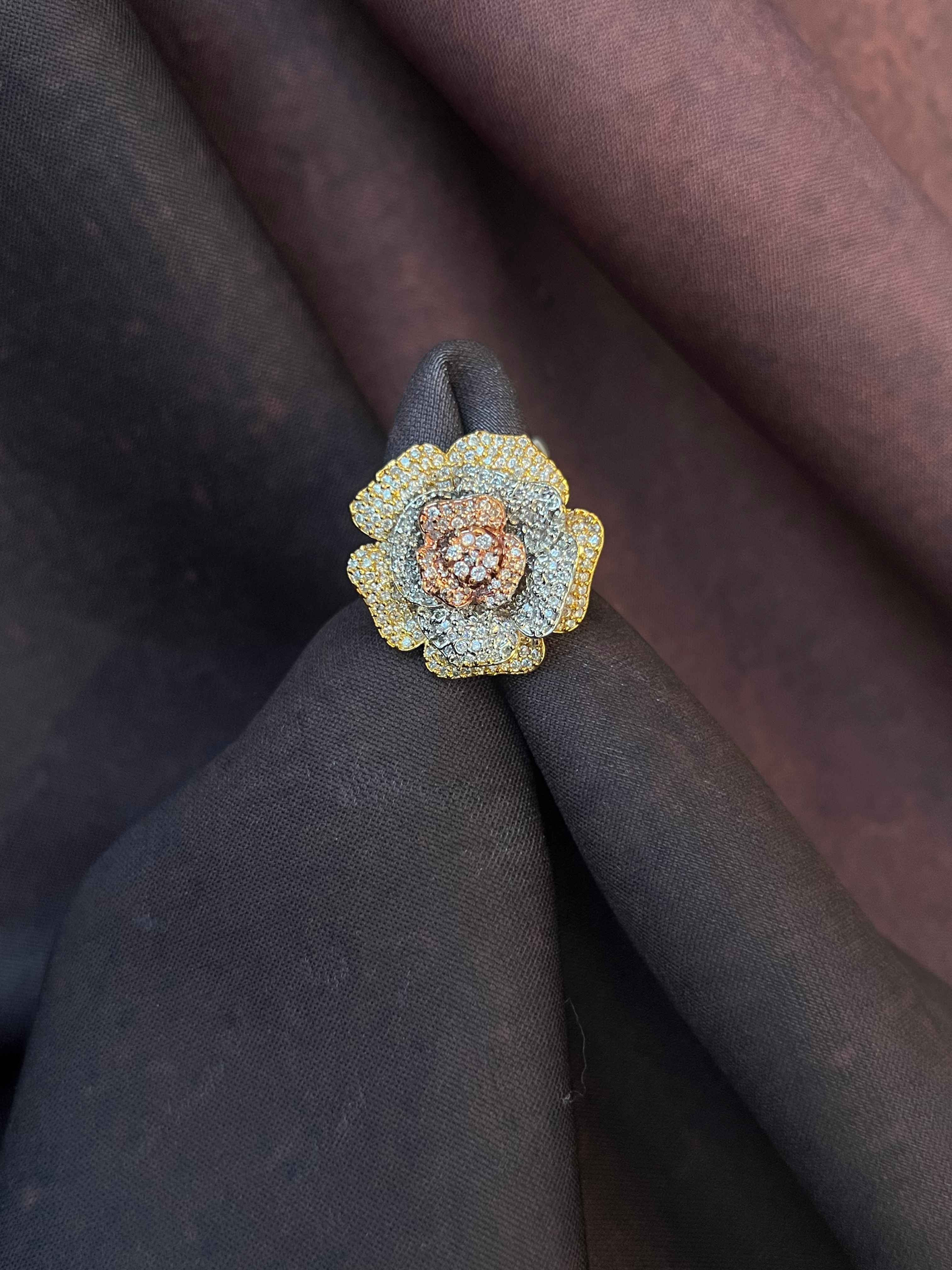 ROSE SILVER & GOLD RING