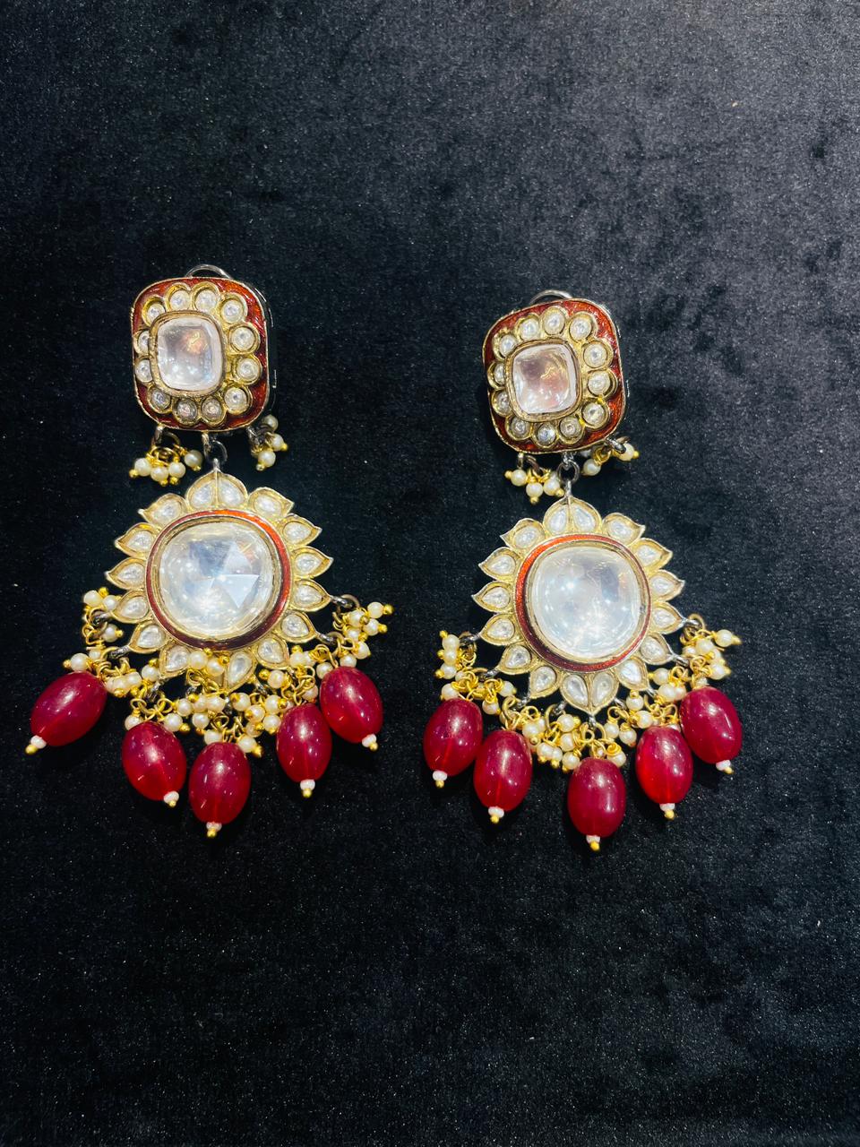 SHURVI RED EARRING