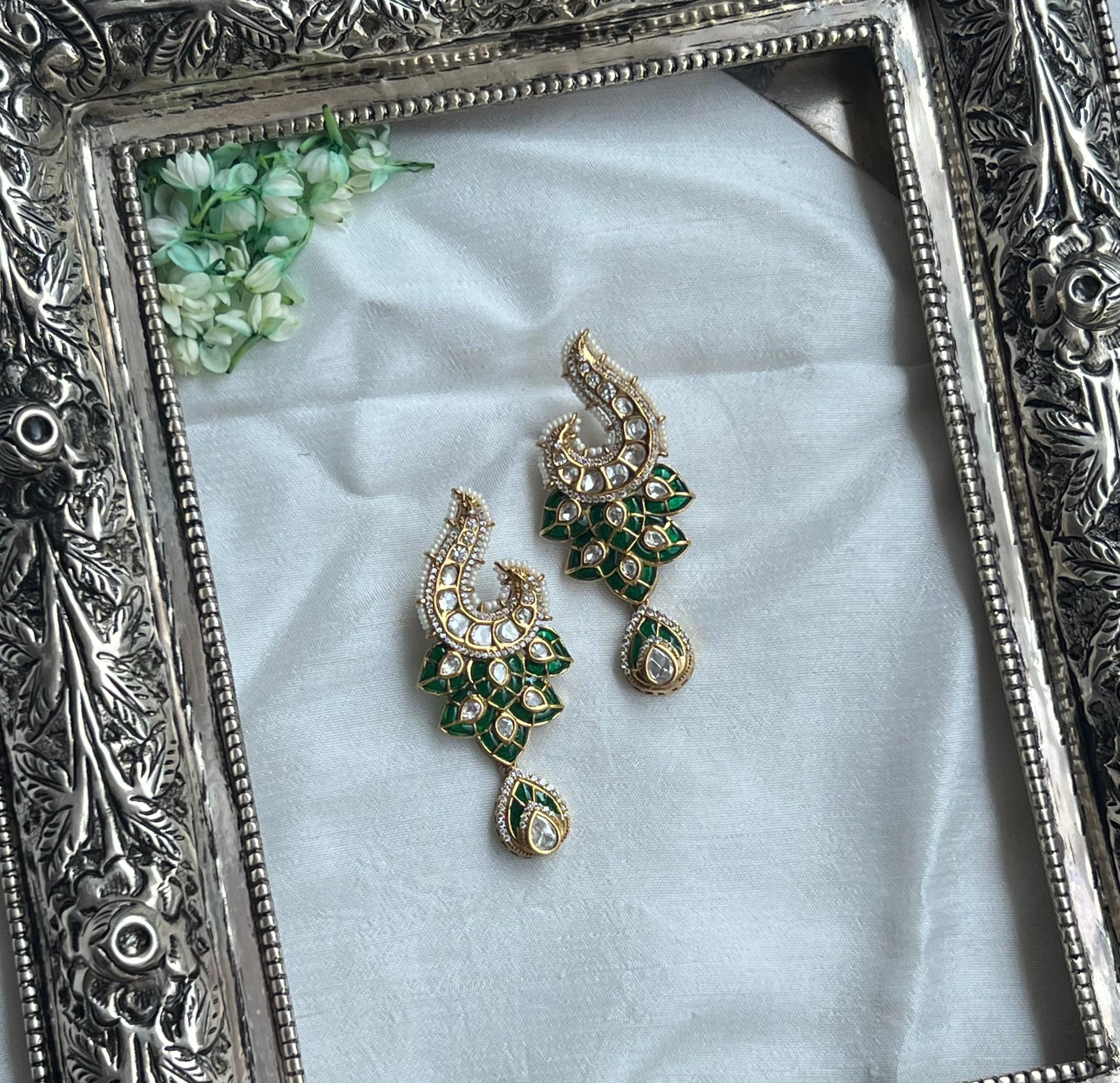 SIDIKSHA GREEN EARRING - Image 2