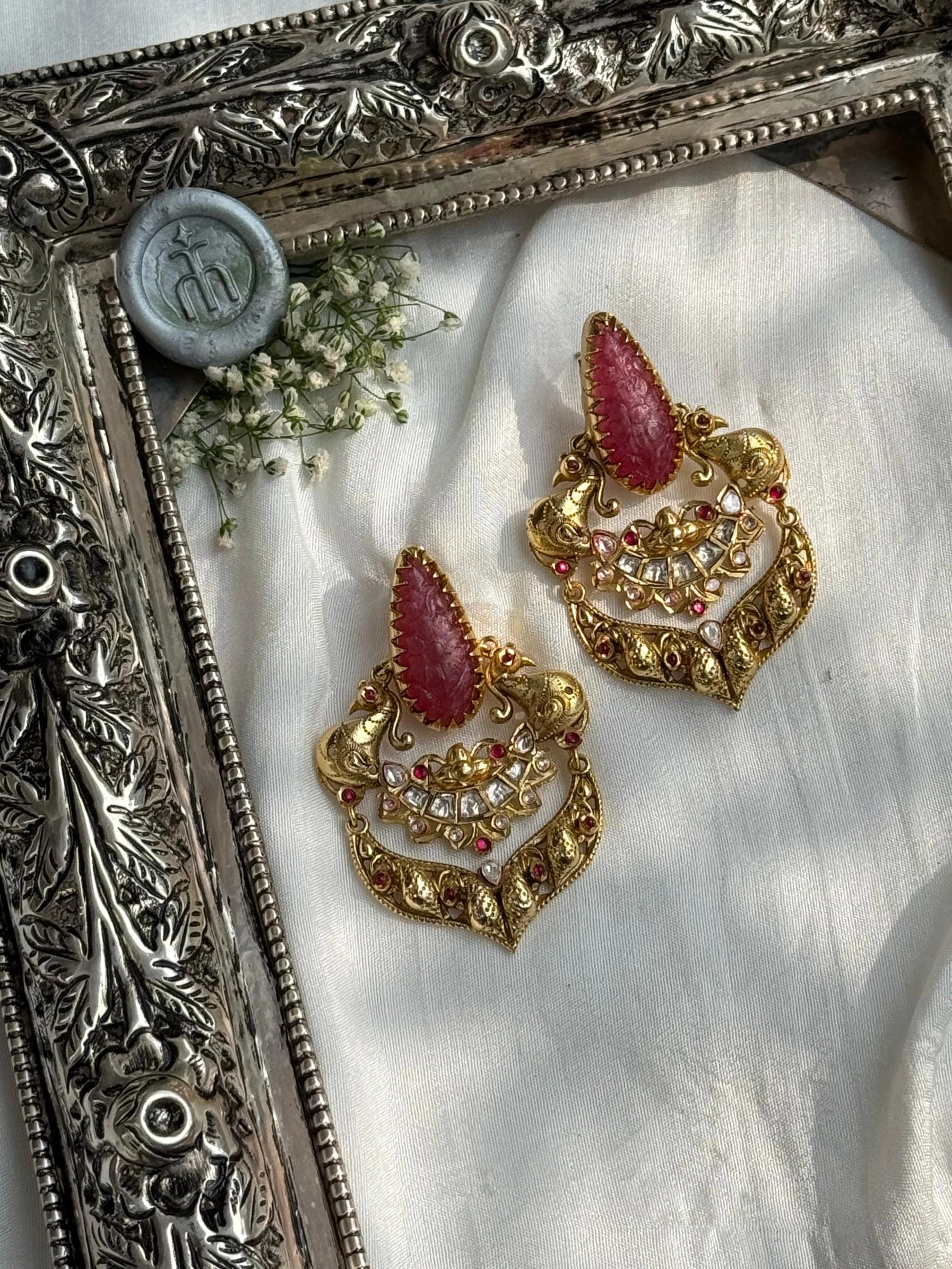Sipra Earring (Pink) - Image 3