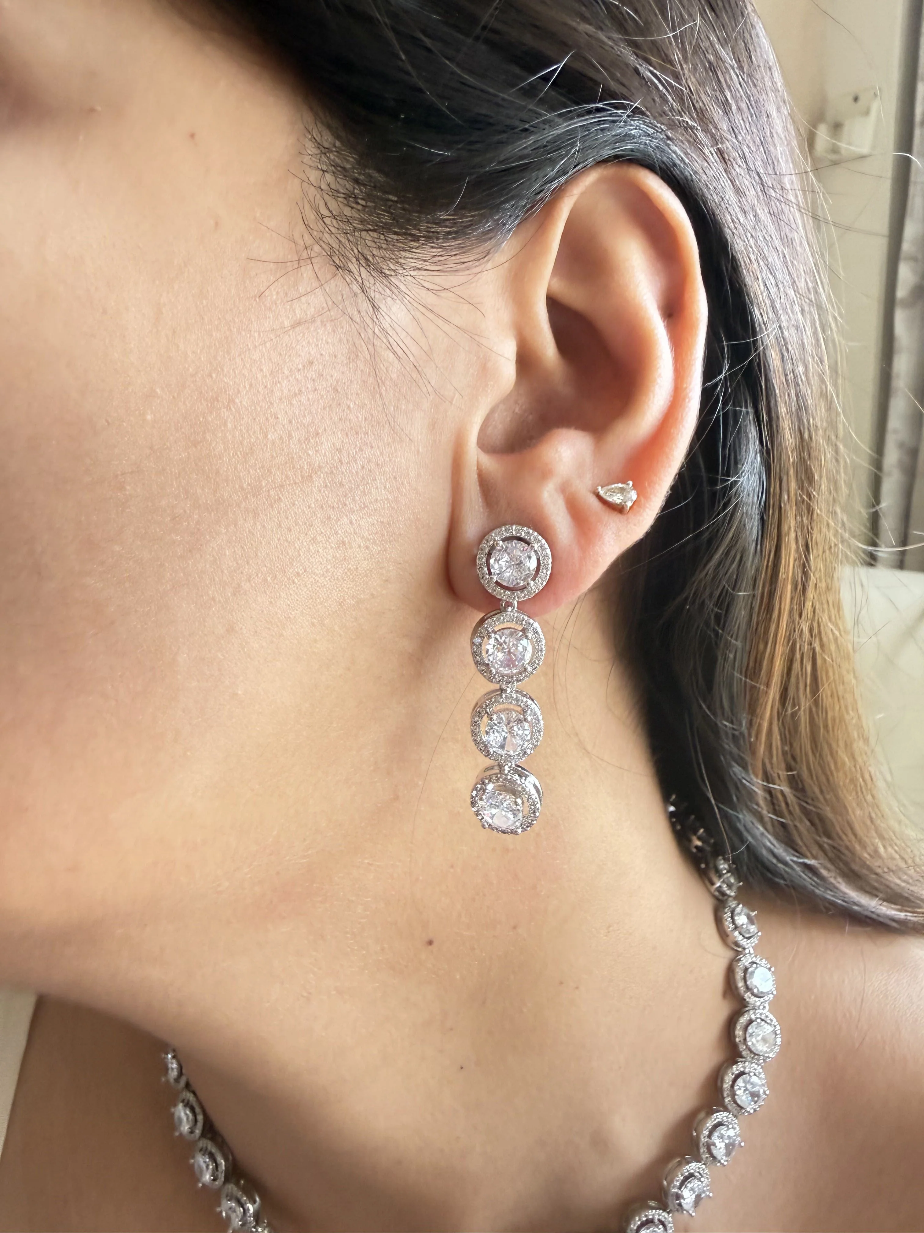 TESS ROUND DIAMOND NECKLACE - Image 2