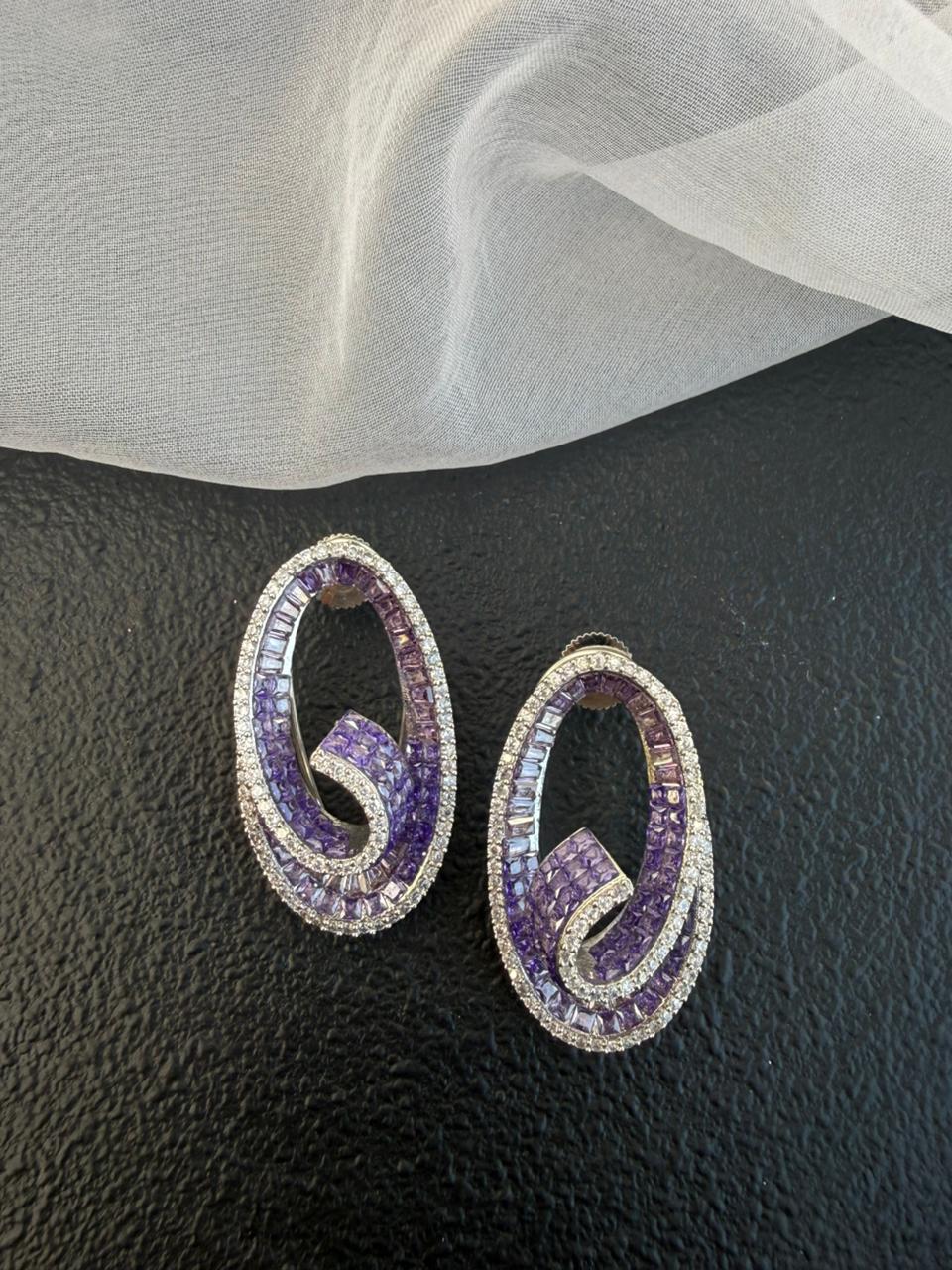 TWISTED OVAL STUD - Image 2