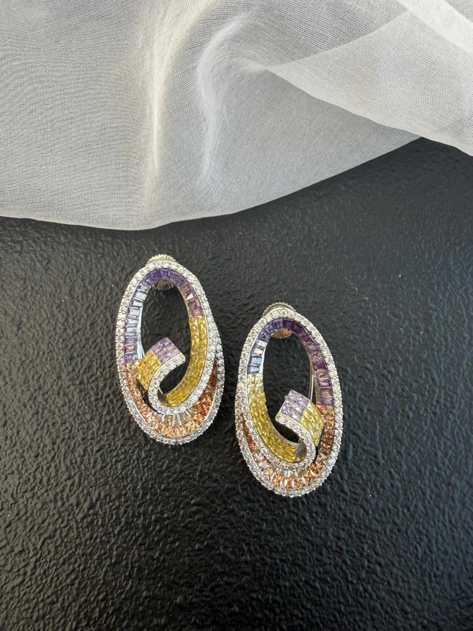 TWISTED OVAL STUD - Image 5