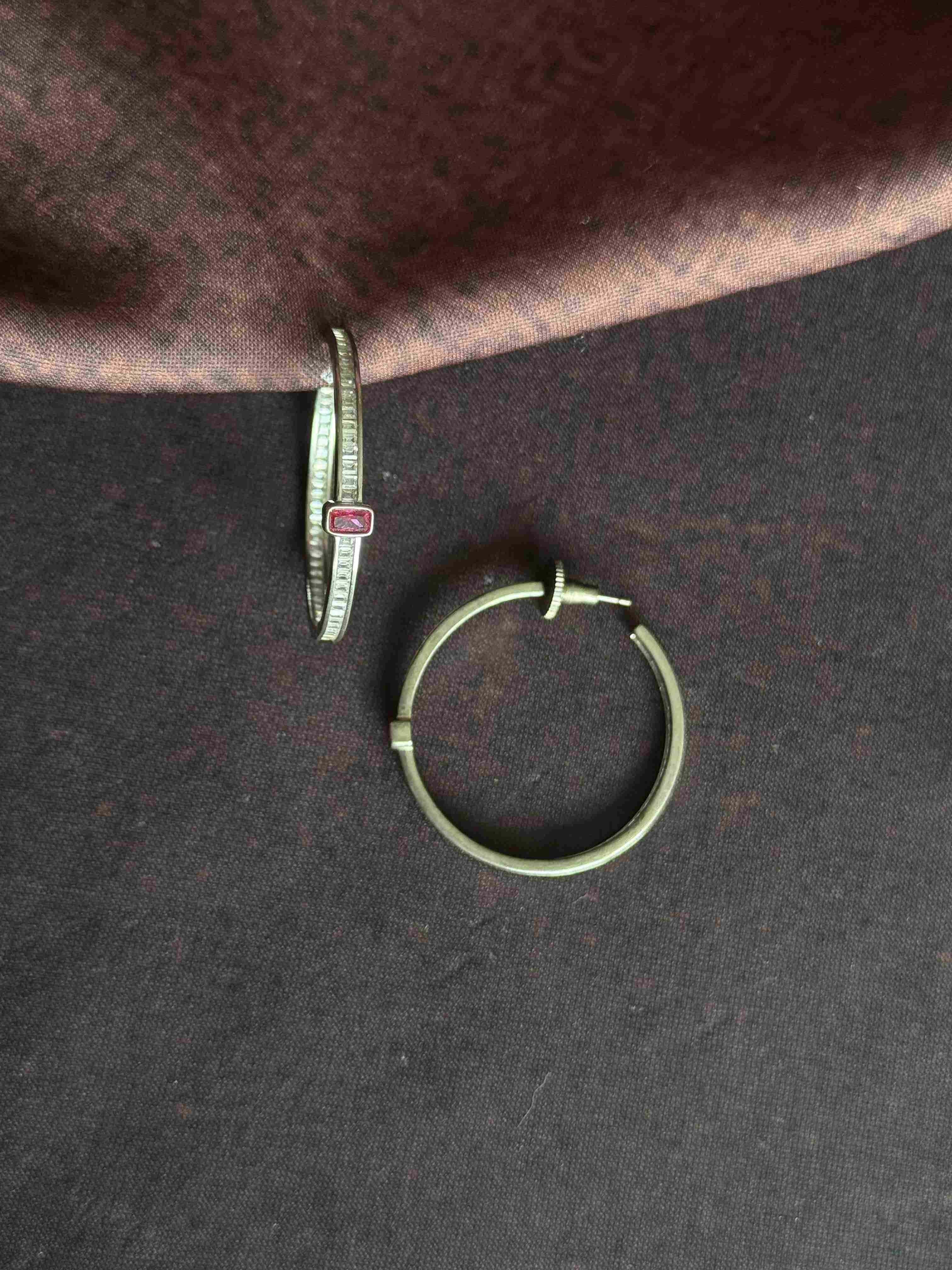ZANE 92.5 SILVER HOOPS